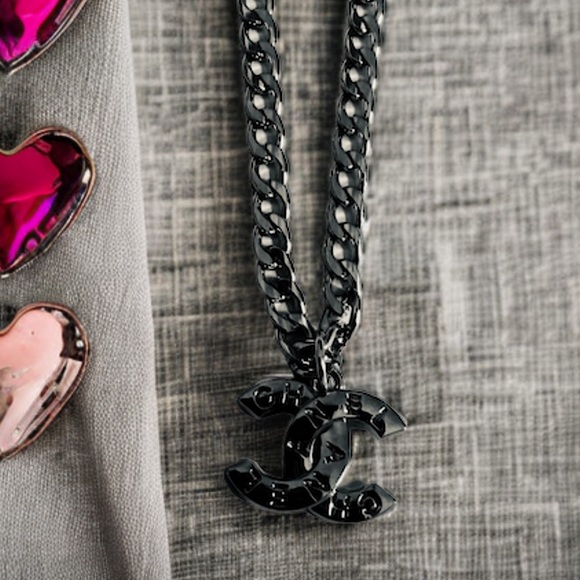 Stainless Steel Silver Curb Chain Necklace 16-17” - Picture 2 of 7